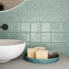 Lux Mosaic Carreau Pré-découpé Effet Mosaïque. Série Stick Blanc Fern 20x20 cm- Carrelage Mural Pour Pièce À Vivre|Carrelage Mural Pour Cuisine