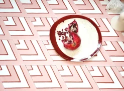 Hendaya Carreaux de ciment véritable - Desert Rose - Pink- Carrelage Sol Pour Cuisine