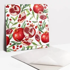 Tulup Dalle Et Lame Pvc<Carreaux vinyle 30x30 cm fruit de grenade 9 pcs