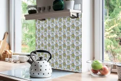 Tulup Carreaux vinyle 30x30 cm Citrique 9 pcs- Dalle Et Lame Pvc