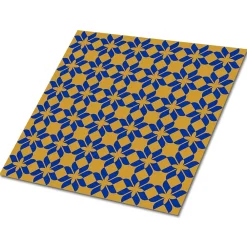 Tulup Dalle Et Lame Pvc<Carreaux vinyle 30x30 cm Design floral 9 pcs