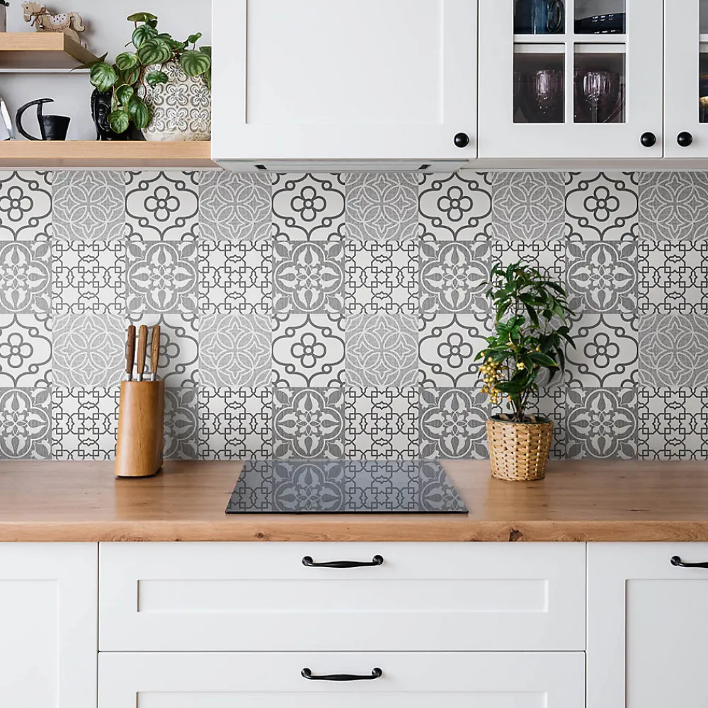 Tulup Dalle Et Lame Pvc<Carreaux vinyle 30x30 cm Carreaux à motifs portugais 9 pcs