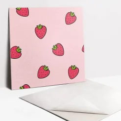 Tulup Carreaux vinyle 30x30 cm Fraises 9 pcs- Dalle Et Lame Pvc