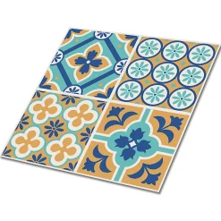 Tulup Carreaux vinyle 30x30 cm Motif décoratif 9 pcs- Dalle Et Lame Pvc