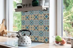 Tulup Carreaux vinyle 30x30 cm Motif décoratif 9 pcs- Dalle Et Lame Pvc