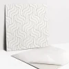 Tulup Carreaux vinyle 30x30 cm Lignes régulières 9 pcs- Dalle Et Lame Pvc