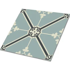 Tulup Dalle Et Lame Pvc<Carreaux vinyle 30x30 cm Ornement royal 9 pcs