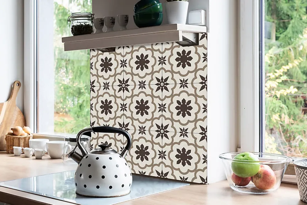 Tulup Dalle Et Lame Pvc<Carreaux vinyle 30x30 cm Étoiles décoratives 9 pcs