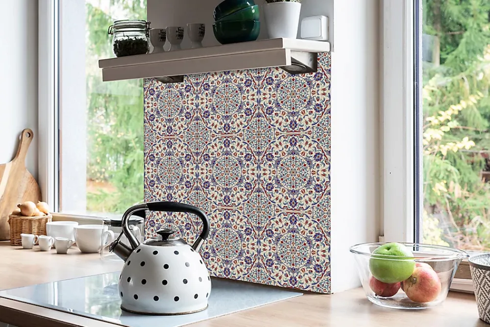 Tulup Carreaux vinyle 30x30 cm Mandala 9 pcs- Dalle Et Lame Pvc