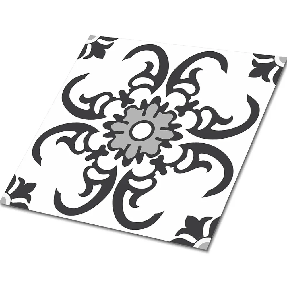 Tulup Dalle Et Lame Pvc<Carreaux vinyle 30x30 cm Décoration arabe 9 pcs
