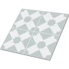 Tulup Carreaux vinyle 30x30 cm Patchwork géométrique 9 pcs- Dalle Et Lame Pvc