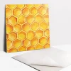 Tulup Dalle Et Lame Pvc<Carreaux vinyle 30x30 cm Dessin en nid d'abeille 9 pcs
