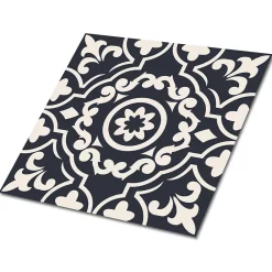 Tulup Carreaux vinyle 30x30 cm Arabesque 9 pcs- Dalle Et Lame Pvc