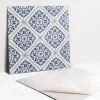 Tulup Dalle Et Lame Pvc<Carreaux vinyle 30x30 cm Carreaux bleus portugais 9 pcs