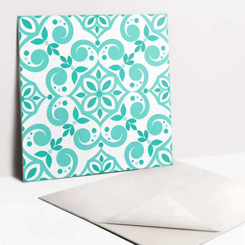Tulup Dalle Et Lame Pvc<Carreaux vinyle 30x30 cm Formes décoratives 9 pcs