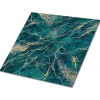 Tulup Carreaux vinyle 30x30 cm Malachite verte 9 pcs- Dalle Et Lame Pvc