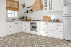 Tulup Carreaux vinyle 30x30 cm Motif géométrique 9 pcs- Dalle Et Lame Pvc