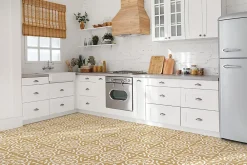Tulup Carreaux vinyle 30x30 cm Décoration royale 9 pcs- Dalle Et Lame Pvc