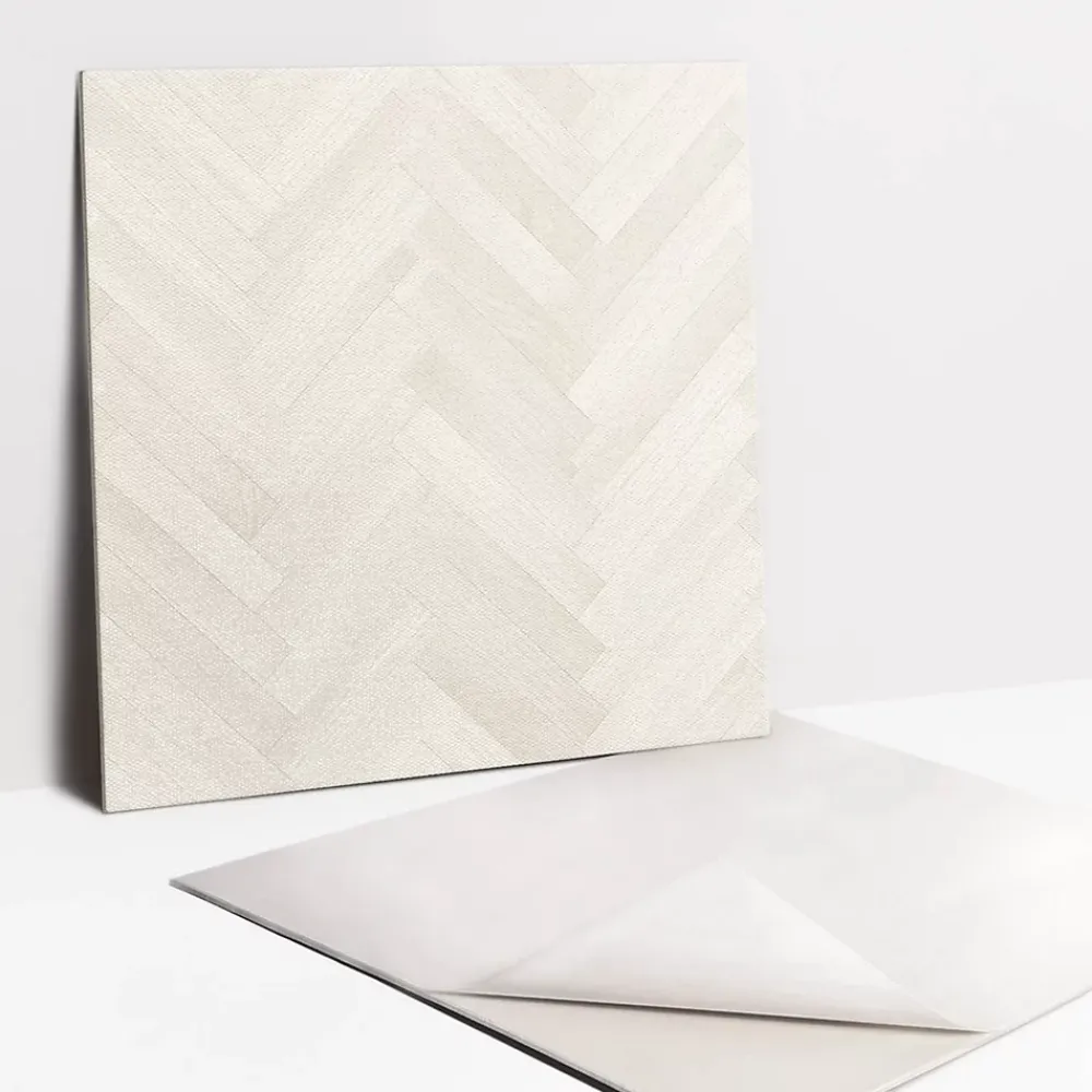 Tulup Dalle Et Lame Pvc<Carreaux vinyle 30x30 cm Parquet clair et délicat 9 pcs