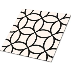 Tulup Dalle Et Lame Pvc<Carreaux vinyle 30x30 cm Cercles géométriques 9 pcs