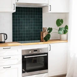 Tulup Carreaux vinyle 30x30 cm Mosaïque vert bouteille 9 pcs- Dalle Et Lame Pvc