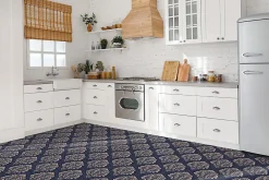 Tulup Dalle Et Lame Pvc<Carreaux vinyle 30x30 cm Motif damassé 9 pcs