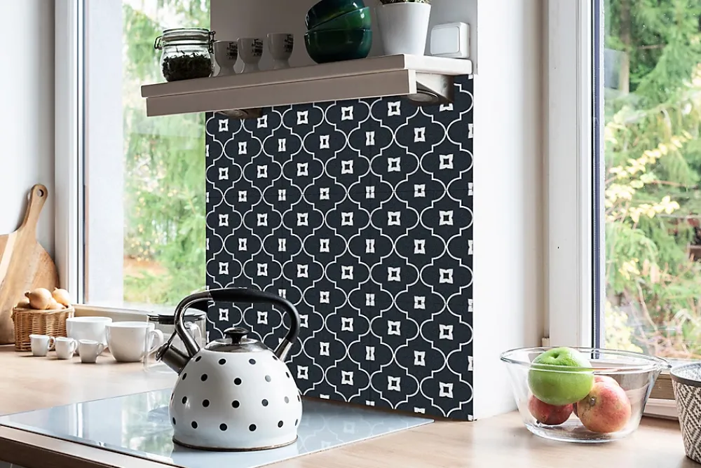 Tulup Dalle Et Lame Pvc<Carreaux vinyle 30x30 cm Motif arabe oriental 9 pcs