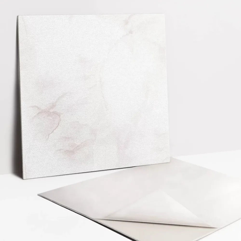 Tulup Dalle Et Lame Pvc<Carreaux vinyle 30x30 cm Marbre clair délicat 9 pcs