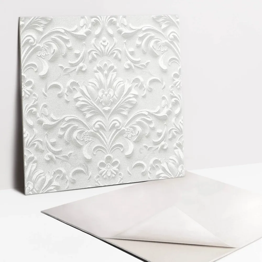 Tulup Dalle Et Lame Pvc<Carreaux vinyle 30x30 cm Motif ornemental 9 pcs