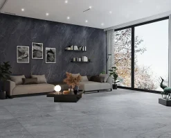 Energie Ker Carrelage Agathos Blanc - Mat 120 x 60cm ( vendu par boite de 1,44 m² )- Carrelage Sol Effet Pierre