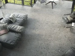 Tinker Carrelage Aspect terrazzo Berma noir rectifié 80x80 cm- Carrelage Extérieur Et Terrasse