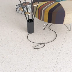 Tinker Carrelage Aspect terrazzo Straci blanc louiso 20x20 cm- Carrelage Sol Effet Terrazzo|Carrelage Sol Pour Cuisine