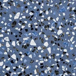 Tinker Carrelage Aspect terrazzo Dura bleu 20x20 cm- Carrelage Sol Effet Terrazzo