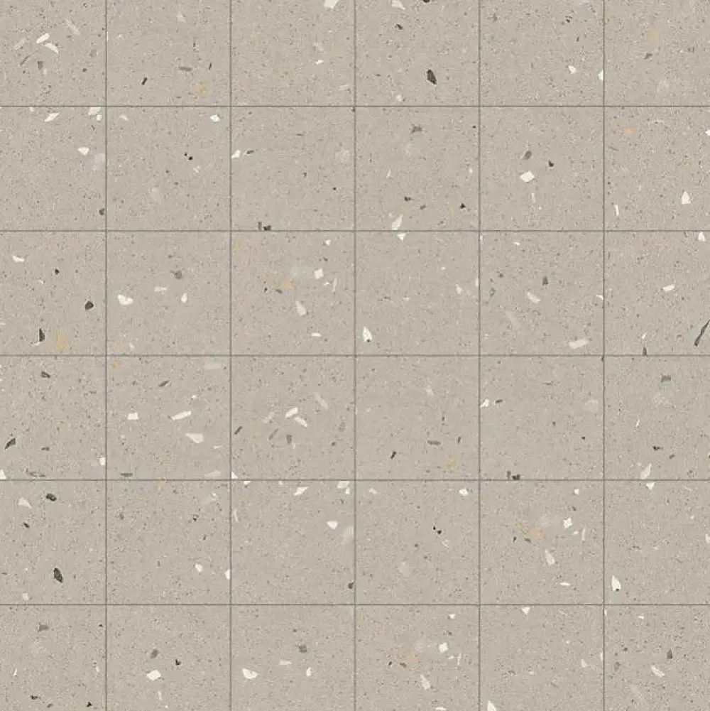 Tinker Carrelage Aspect terrazzo Aroma gris sésame 20x20 cm- Carrelage Sol Effet Terrazzo