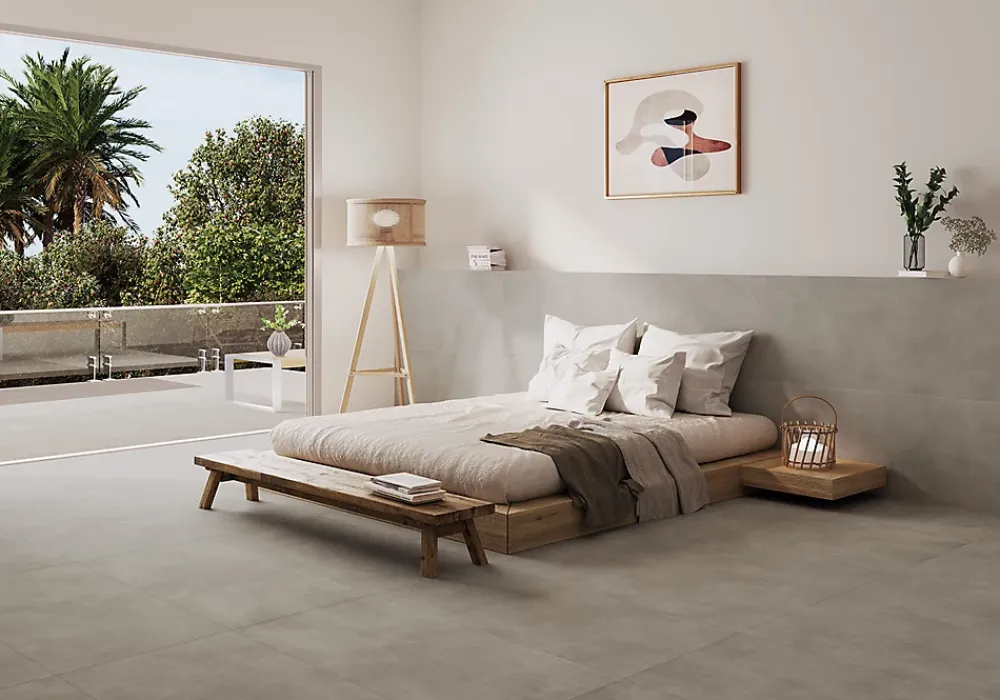 Bestile Carrelage Balbi Marengo - Mat 60 x 60cm ( vendu par boite de 1,44 m² )- Carrelage Sol Effet Béton
