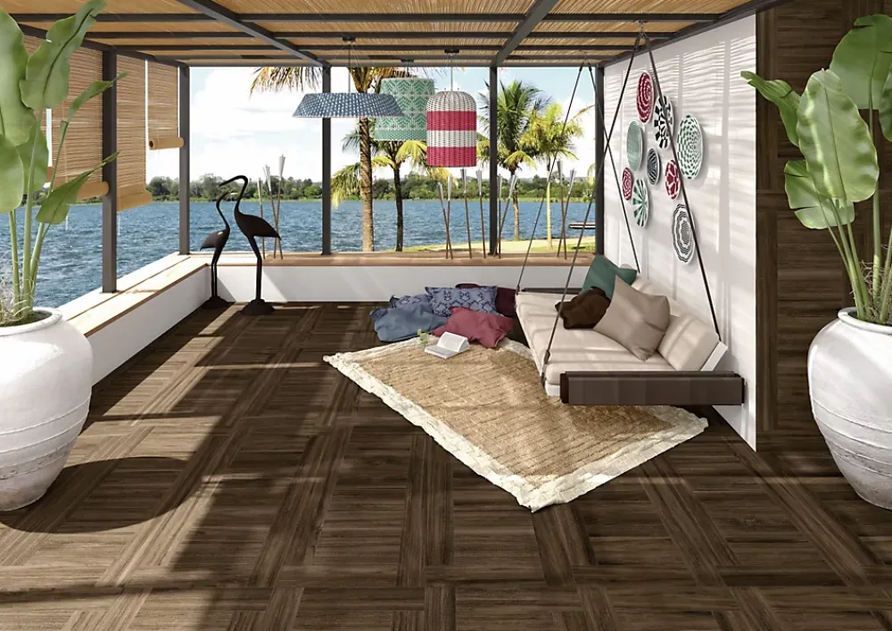 Vives Carrelage Sol Effet Bois<Carrelage Belice Carbon - Mat 120 x 19.4cm ( vendu par boite de 0,93 m² )