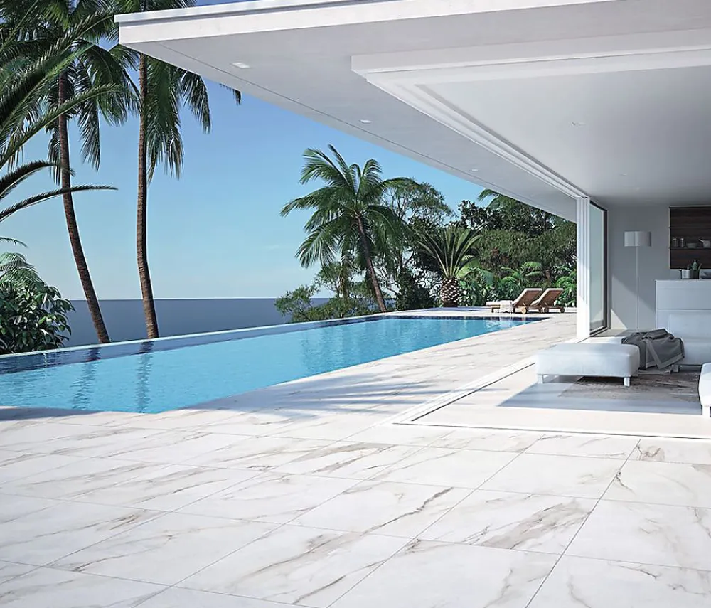 Energie Ker Carrelage Sol Effet Marbre<Carrelage Calacatta mat EK Blanc - Mat 120 x 60cm ( vendu par boite de 1,44 m² )