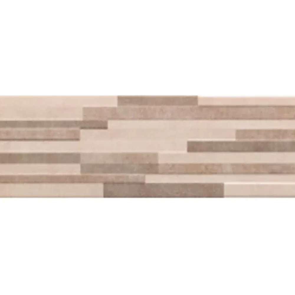 Cristacer Carrelage Sol Effet Béton<Carrelage Carlota Decor-crema 60 x 20cm ( vendu par boite de 1,08 m² )