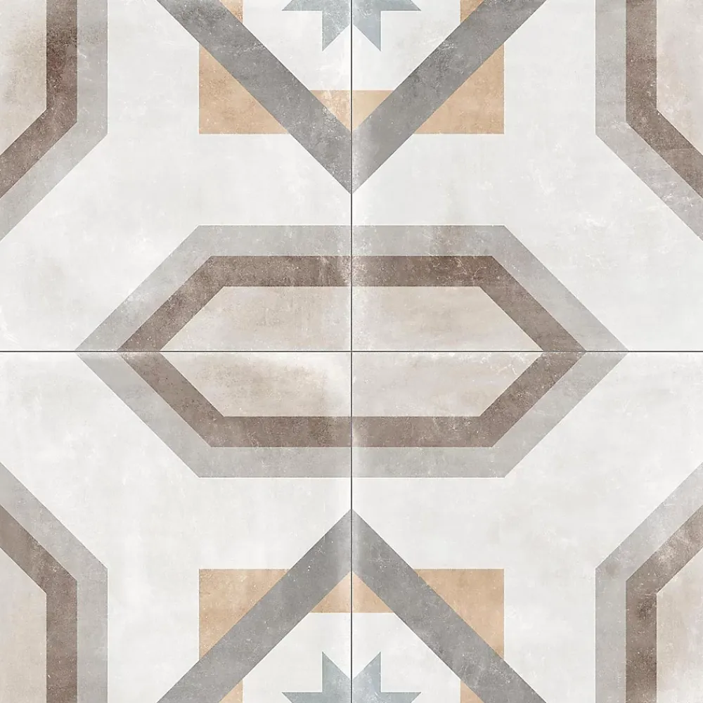 Tinker Carrelage Sol Pour Cuisine<Carrelage Carreaux de ciment Cambera Fleuros motif 60x60 cm