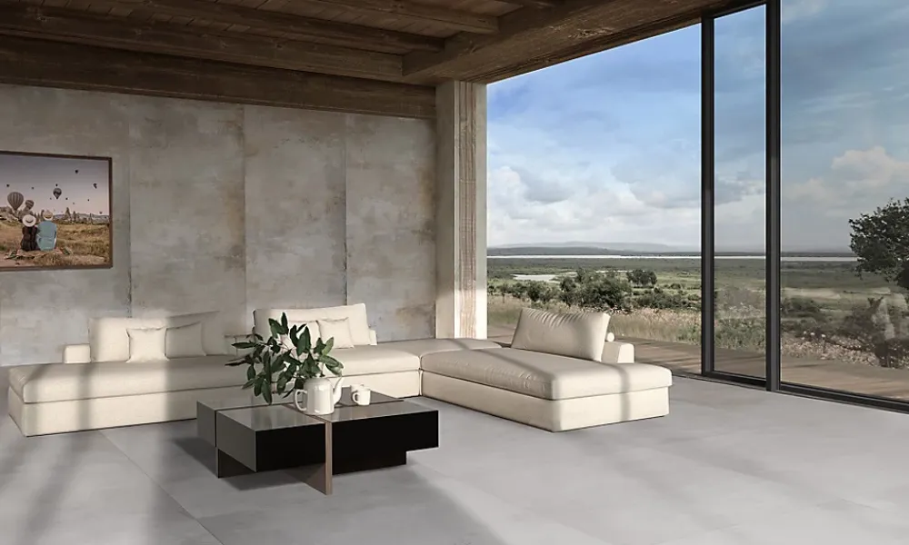 Energie Ker Carrelage Sol Effet Métal|Carrelage Sol Pour Salle De Bains<Carrelage City Plaster Beige - Mat 60 x 60cm ( vendu par boite de 1,44 m² )