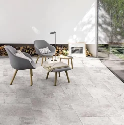 Codicer Carrelage Crosscut 44x66 Beige - Mat 66 x 44cm ( vendu par boite de 1,16 m² )- Carrelage Sol Effet Pierre