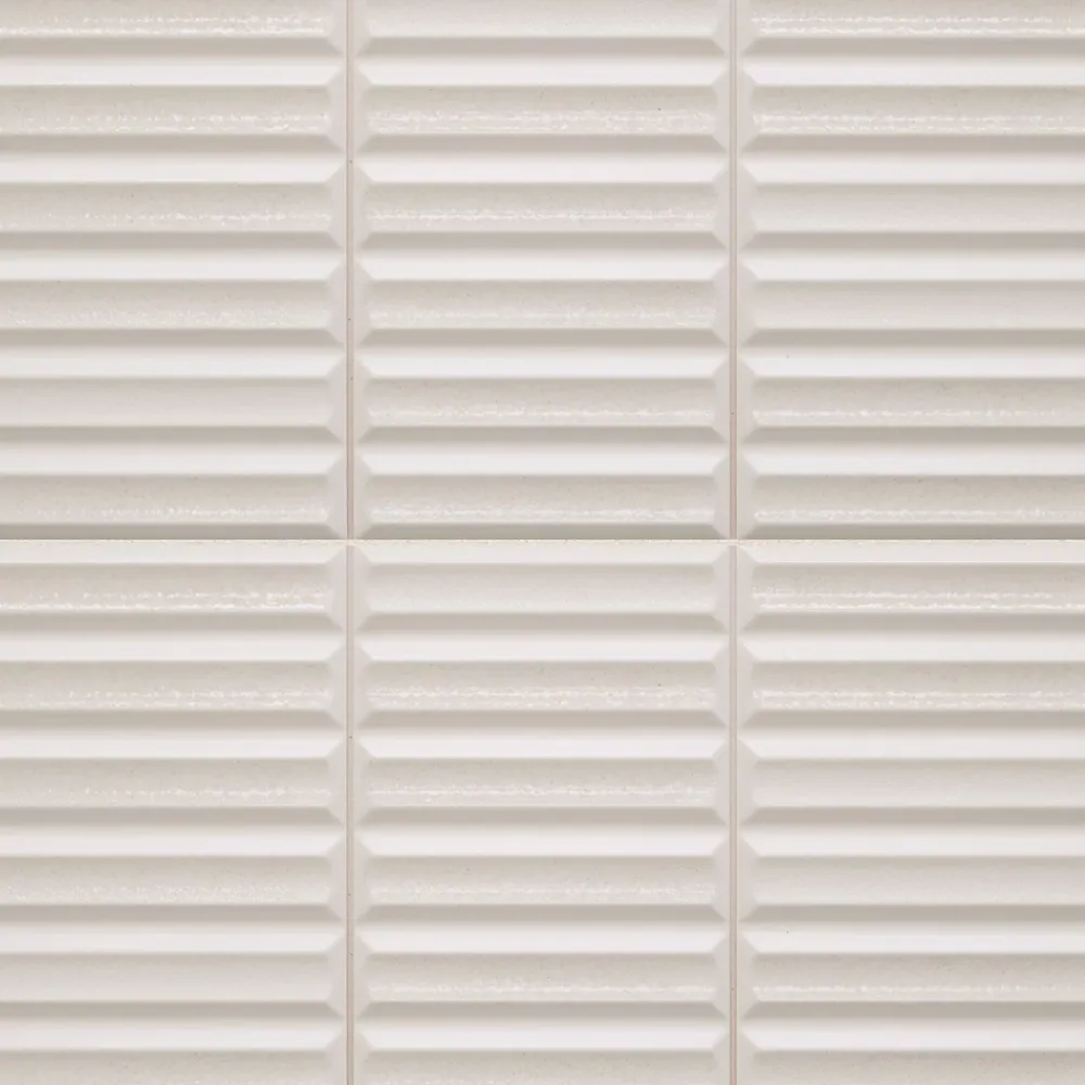 Ro'Ma Carrelage Carrelage 3D Greige 40x20x1,4 cm Movira - Mur intérieur -- Carrelage Mural Pour Pièce À Vivre|Carrelage Mural Uni