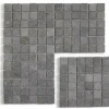 Pegane Carrelage de mosaïque (Boite de 1m²) / Plaque mosaïque mur et sol en marbre naturel coloris gris - 30 x 30 cm- Mosaïque Pour Salle De Bains