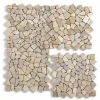 Pegane Mosaïque Pour Douche|Mosaïque Pour Pièce À Vivre<Carrelage de mosaïque (Boite de 1m²)/ Plaque mosaïque mur et sol en marbre naturel coloris rose - 30 x 30 cm