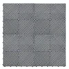 MonsterShop Carrelage de Sol Ventilé Pour Garage x120 Avec Bordure (Gris)- Dalle Pvc Garage