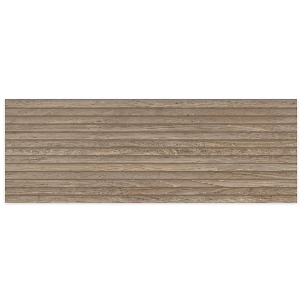 Ro'Ma Carrelage Carrelage effet Bois 3D Chêne Naturel Curve 100x33,3x0,98 cm Valdoro - Mur intérieur -- Carrelage Mural Uni