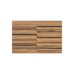 Ro'Ma Carrelage Carrelage Mural Uni<Carrelage effet Bois 3D Chêne Ambre 44x28,5x0,95 cm Mat Tarina - Mur intérieur (vendu par carton de 0,502 m²) -