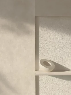Ro'Ma Carrelage Carrelage effet Béton Beige Coquille 278x120x0,6 cm Mat Stavira - Mur intérieur (vendu par carton de 3,336 m²) -- Carrelage Mural Effet Béton