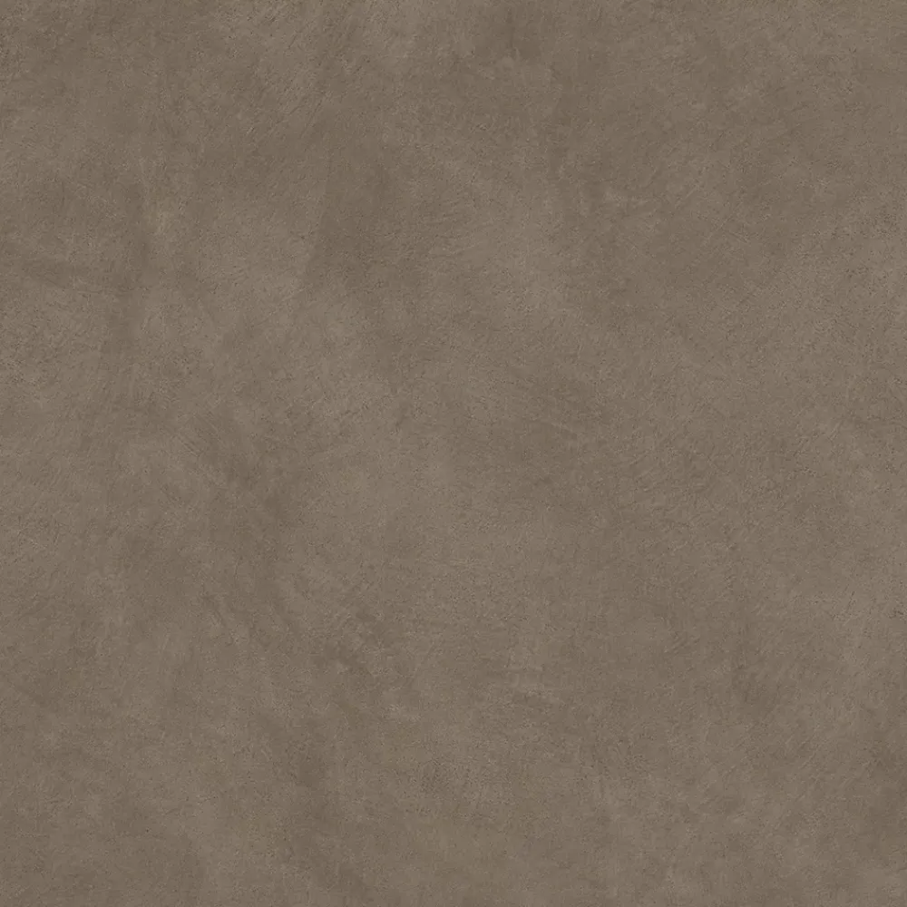 Ro'Ma Carrelage Carrelage Sol Effet Béton<Carrelage effet Béton Brun Terre 80x80x0,9 cm Mat Benzaro - Sol et mur intérieur (vendu par carton de 1,28 m²) -
