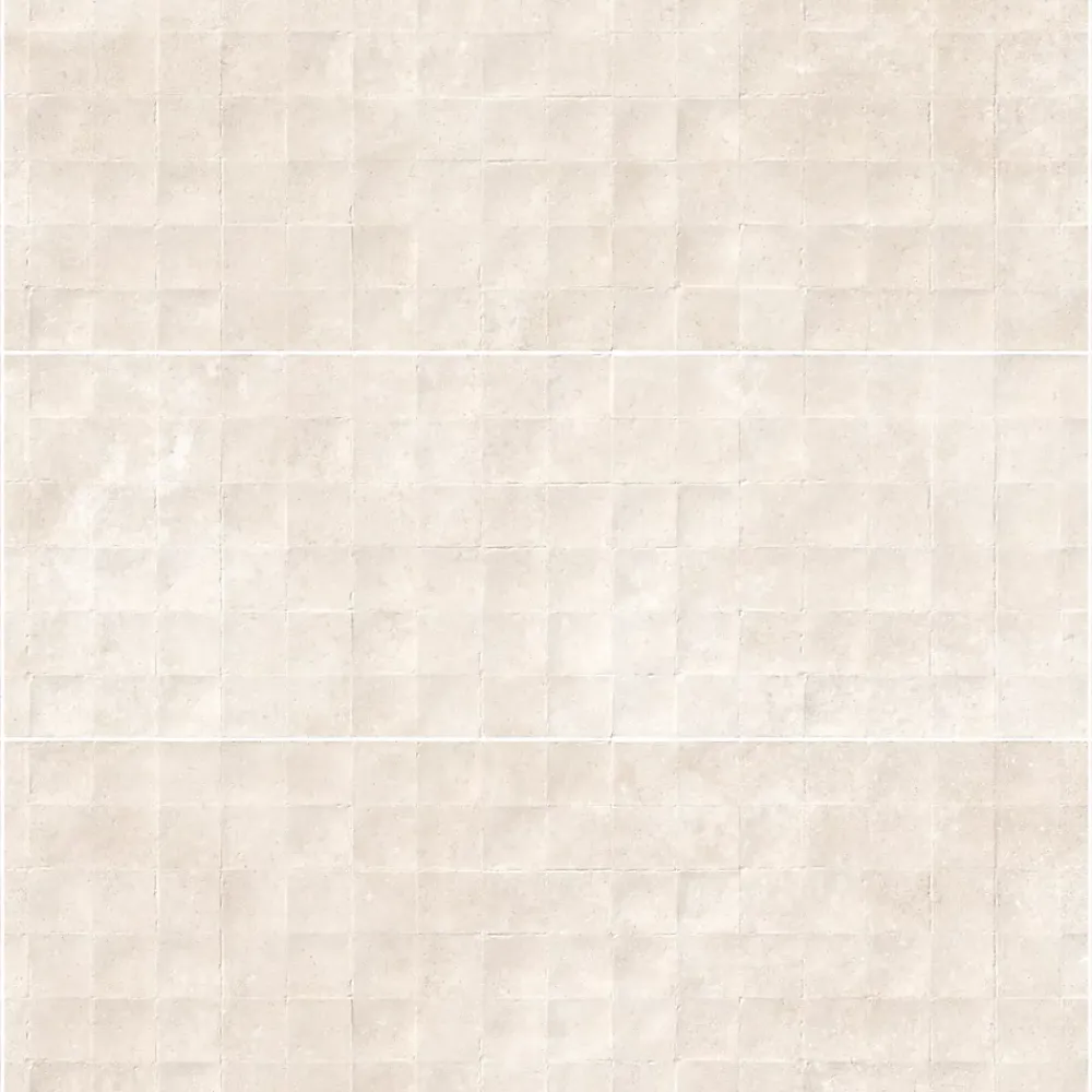 Ro'Ma Carrelage Carrelage Mural Effet Béton<Carrelage effet Béton 3D Beige Lin Cuadro 100x33,3x0,98 cm Montelis - Mur intérieur -